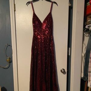 Maroon Prom Dress